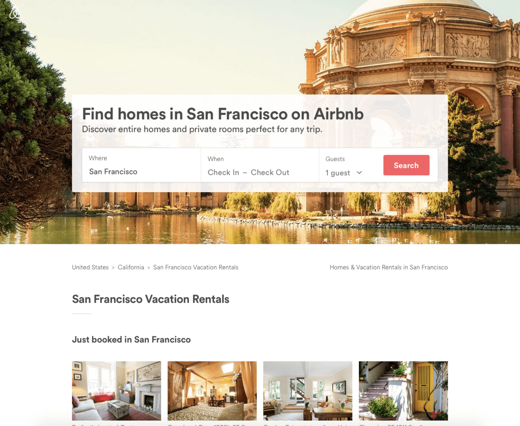 Airbnb search engine